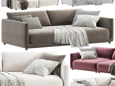 Blanche Sofa 1 3D model