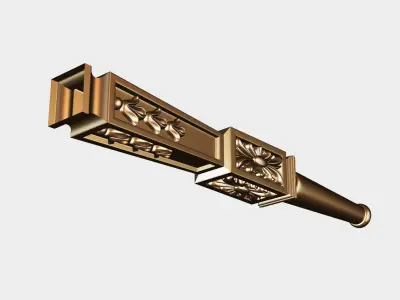 Carved decor for cnc 69 3D model