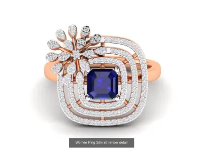 Ring Pendant Bracelet 3dm stl renders details  3D Model Pack