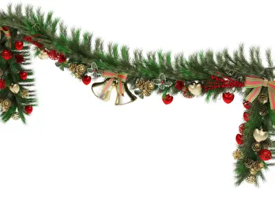 Christmas Garland 3D model