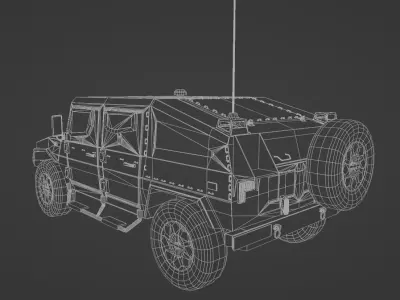 URO VAMTAC ST5 Low-poly 3D model