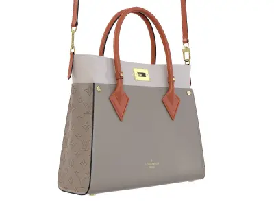 Louis Vuitton On My Side MM Bag Galet Low-poly 3D model