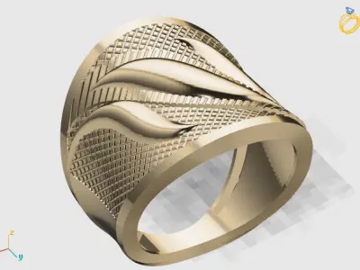 Women Plain Ring STL Models Womens Ring 3dmodels 3D print model 3D print model 16