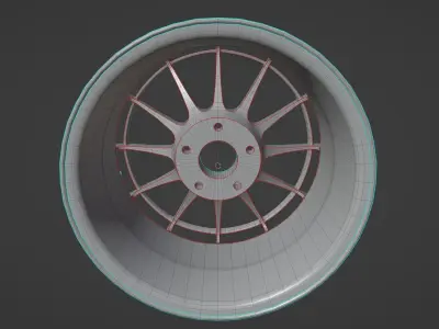 NT03RR - Wheels - Game Ready Low-poly 3D model