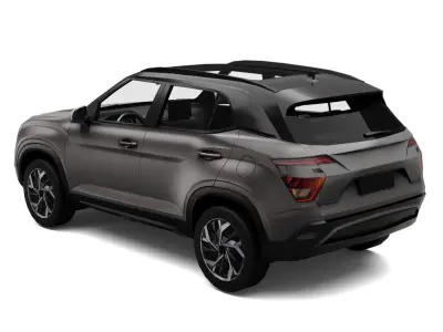 Hyundai Creta 2021  Low-poly 3D model