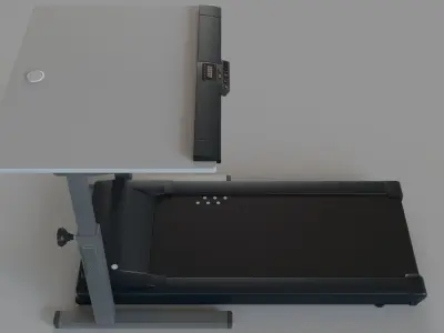 LifeSpan Fitness TR800-DT7 Treadmill Desk 3D model