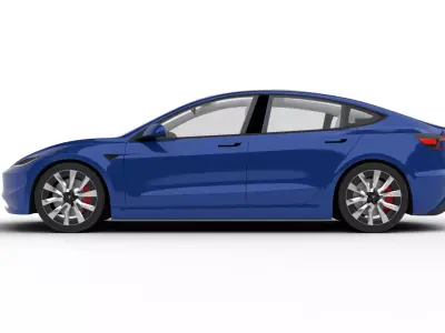Tesla Model 3 Plus 2026 3d model 3D model