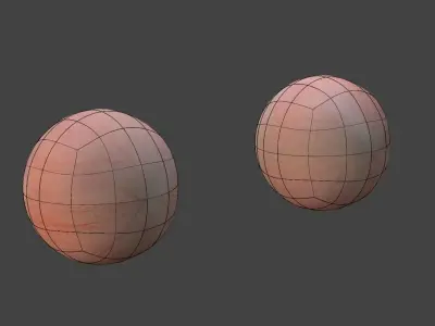 Human Eyes Game Ready for Unreal Ungine or Unity Low-poly 3D model