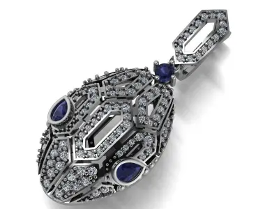 Bvlgari Earrings 3D print model