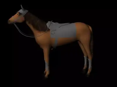 Horse Low poly Character Low-poly 3D model