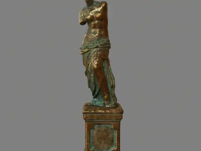 Venus  de  Milo Low-poly 3D model