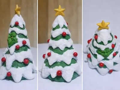 Grinch Arbol  3D print model