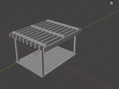 Gazebo  Free low-poly 3D model