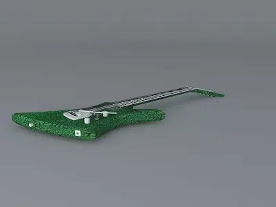 Jackson model KE2 Kelly guitar Free 3D model