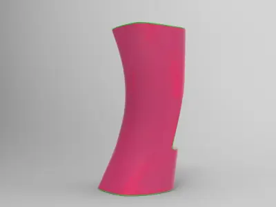 Raven Bar stool Low-poly 3D model
