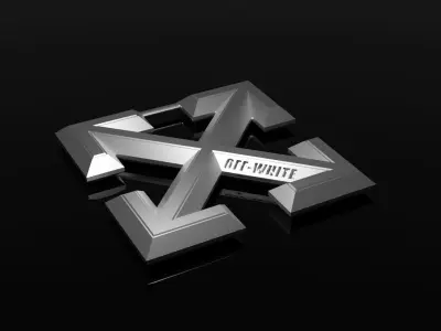 OFF-WHITE neckless jewelry 3D print model