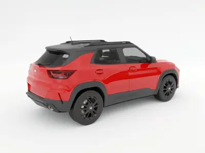 3D model of the Chevrolet Trailblazer car 3D model