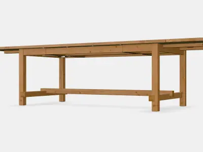 NORDVIKEN Extendable table 6 Low-poly 3D model