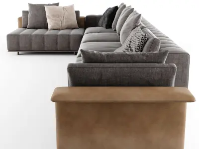 Modern FREEMAN sofa 01 3D model