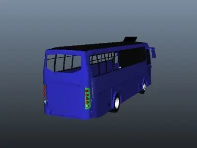 PRAKASH BV MAXIMA BUS MODEL 3D model