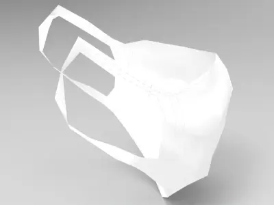 3D Realistic Mask face 3D model