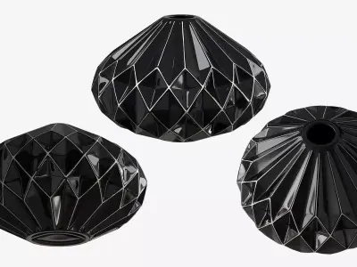 Decor Vase 017 Low-poly 3D model