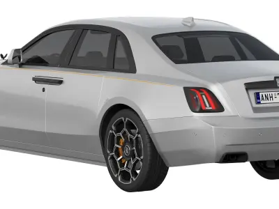 Ghost luxury sedan 3D model