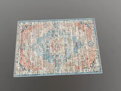 Mat 3D runner rug 3D model