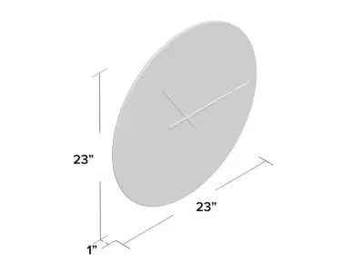 Stone Background Wall Clock Free 3D model