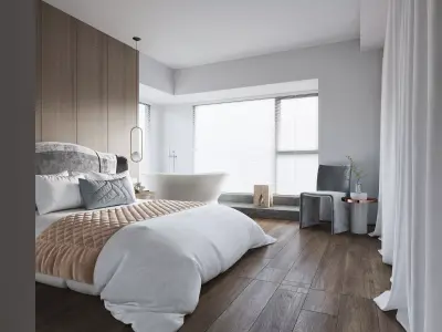 bedroom interior 3D model