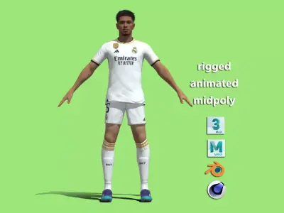 Jude Bellingham Real Madrid 23-24 3D model 3D model