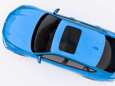 BMW X6 M 2016 Low-poly 3D model