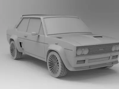 FIAT 131  3D model