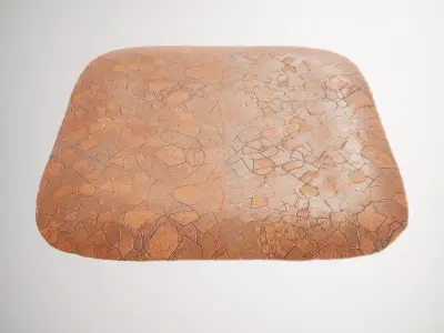 HQ PBR Textures Set Metallic Copper Mosaic Texture