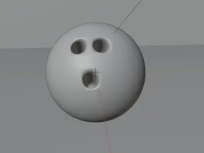 Bowling Ball Flubber 3D model
