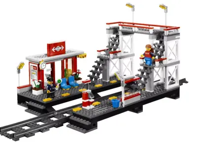 TwindBricks3D - 7937 Train Station 3D print model