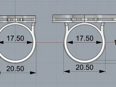 Ring Roberto Coin 3D print model