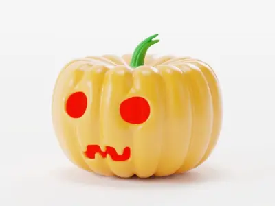 Halloween Pumpkin For Decoration 3D model