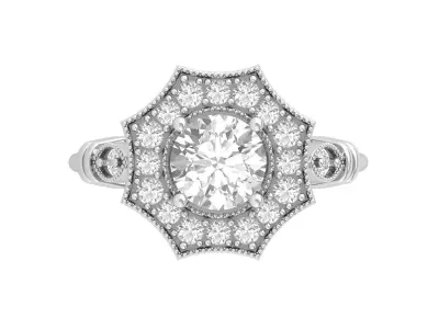 Wedding Ring  3D print model 37