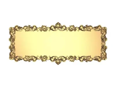 Carved Picture Frame 3D model