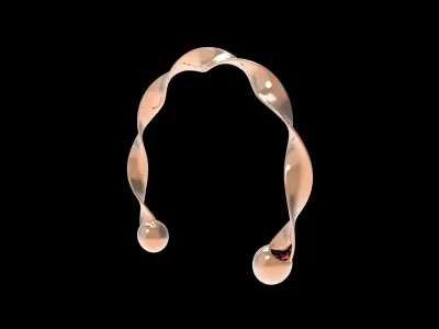 Twisted Bracelet 3D print model