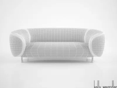 Kelly Wearstler Lucien Sofa 3D model