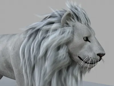 White Lion 3D model