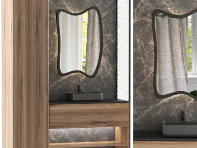 Bathroom furniture-01 3D model