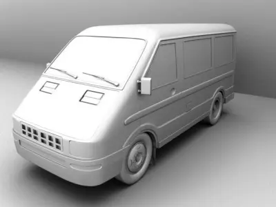 VAN vehicle 3D model