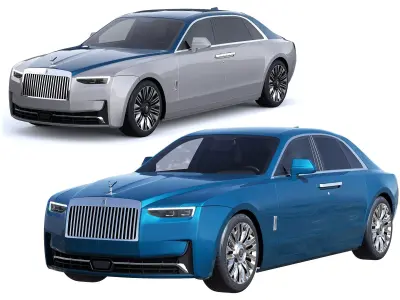 Ghost 2025 luxury car 3D model