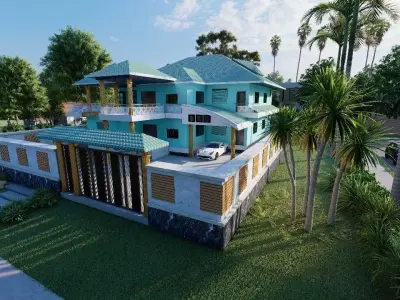 BEAUTIFUL HOUSE DESIGN 3D model