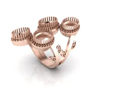 oval bypass jewelry ring free Free 3D print model