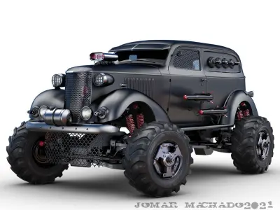rox-battle-van-max 3D model