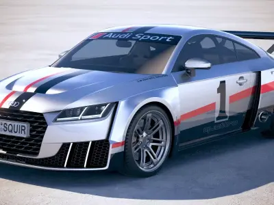 Audi TT RS Clubsport Turbo 2017 3D model